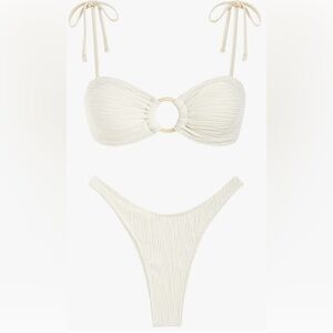 Elegant Cream Bikini Set. New without tag